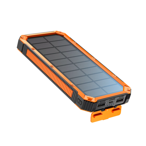 10000mAh LED Light Wireless Solar Power Bank - Image 6