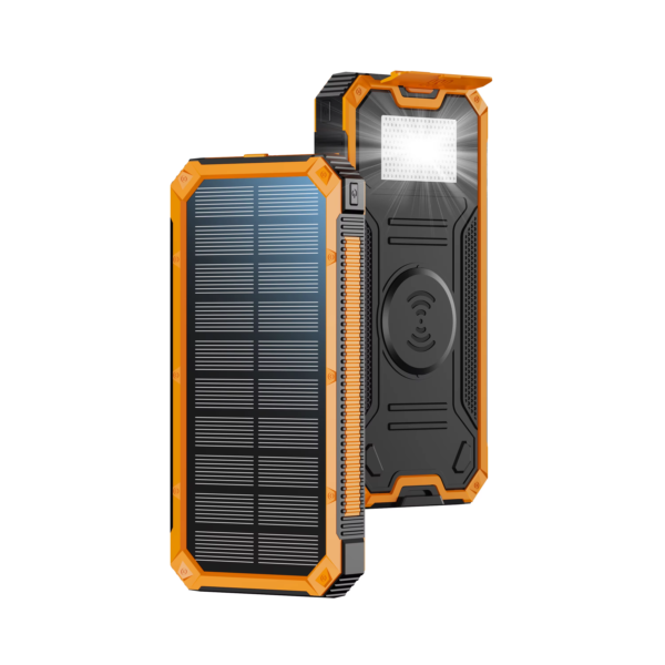 10000mAh LED Light Wireless Solar Power Bank - Image 7