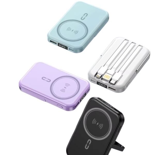 15w Wireless Power Bank With Cable - Image 2