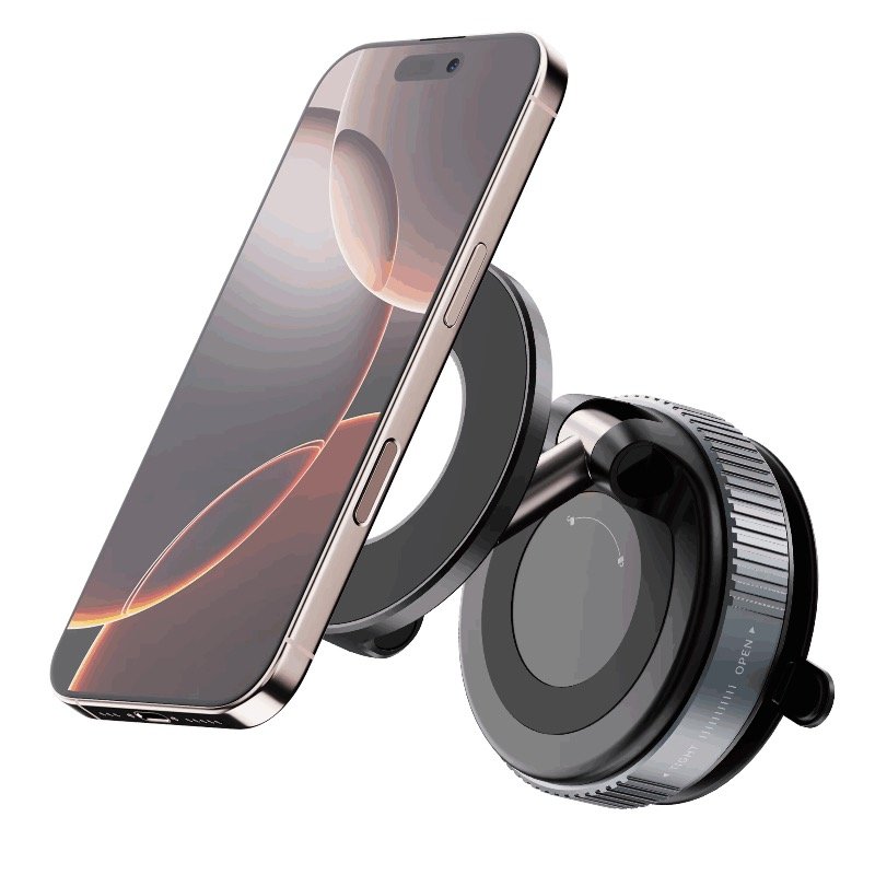 vacuum magnetic phone holder